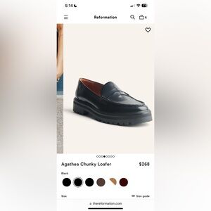 Reformation Agathea Chunky Loafer